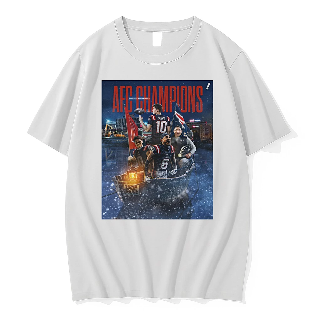 New England Patriots 2025 Afc Champions Super Bowl Bound Shirts