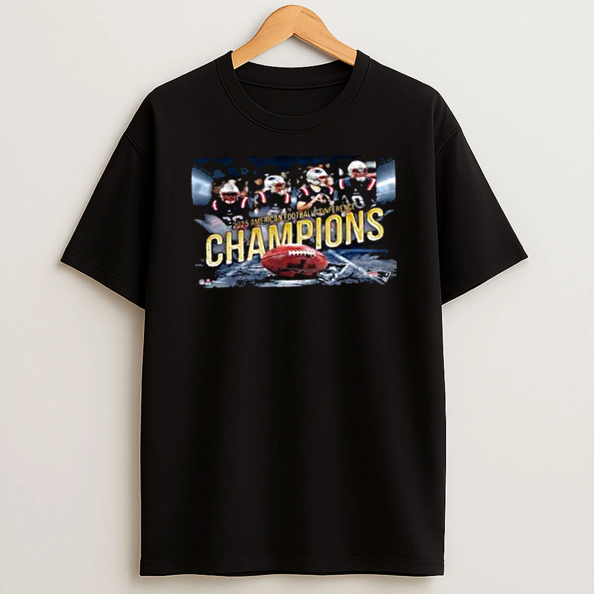 New England Patriots 2025 American Football Conference Champions Super Bowl Lx Shirts