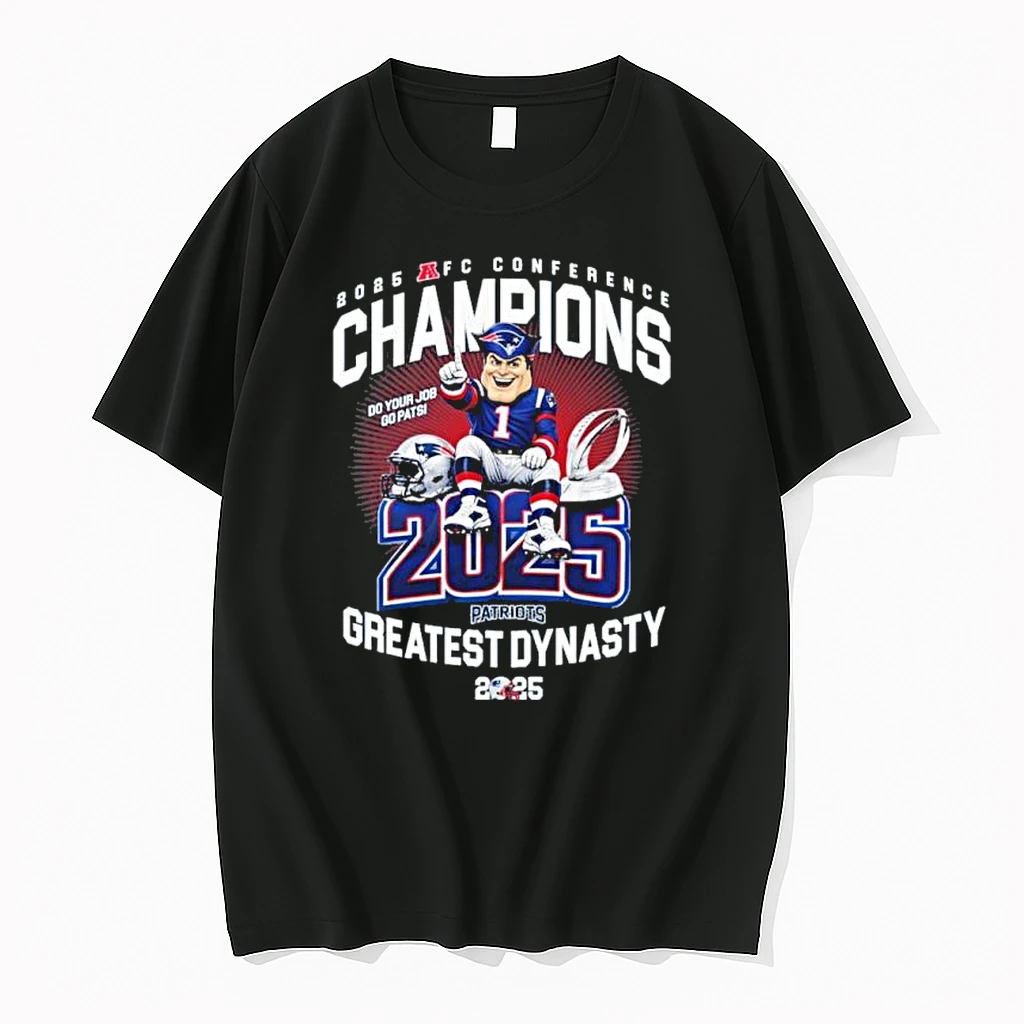 New England Patriots Afc Conference Champions Greatest Dynasty 2025 Shirts
