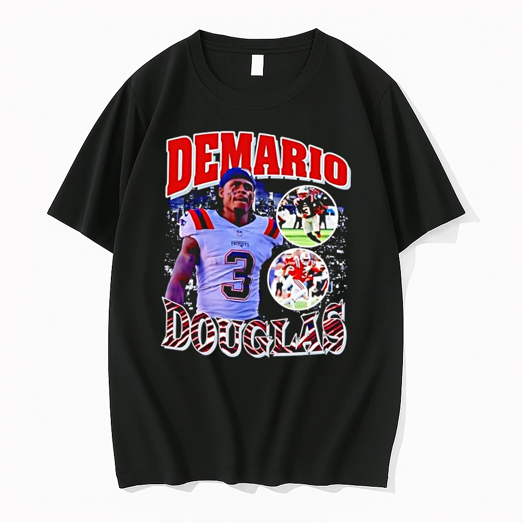 New England Patriots Demario Douglas Throwback Style Graphic Shirts