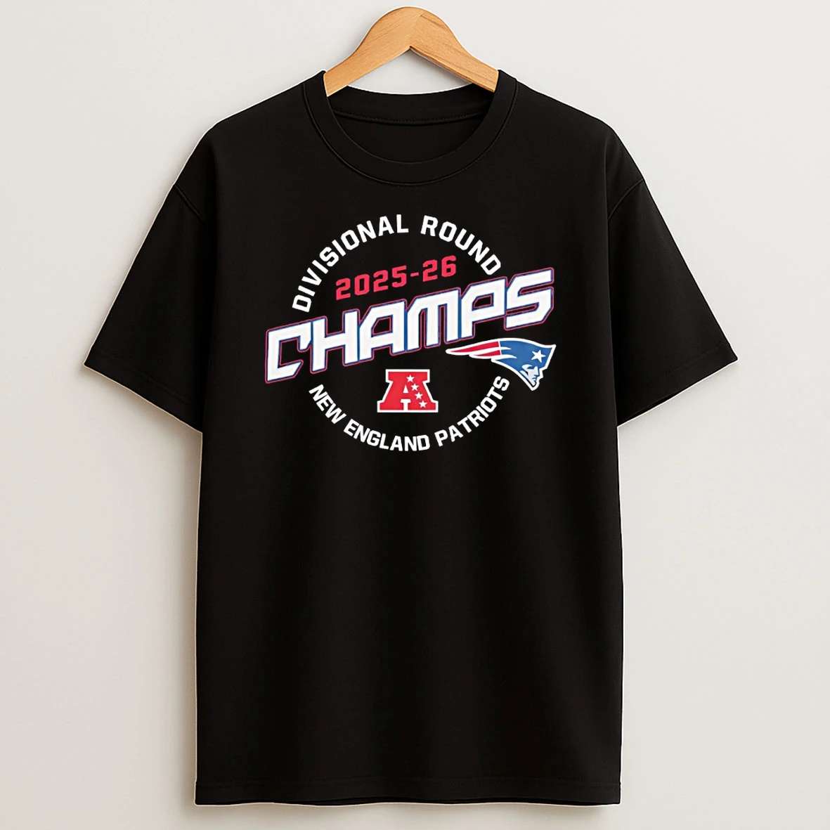 New England Patriots Divisional Round 2025 26 Champions Shirts