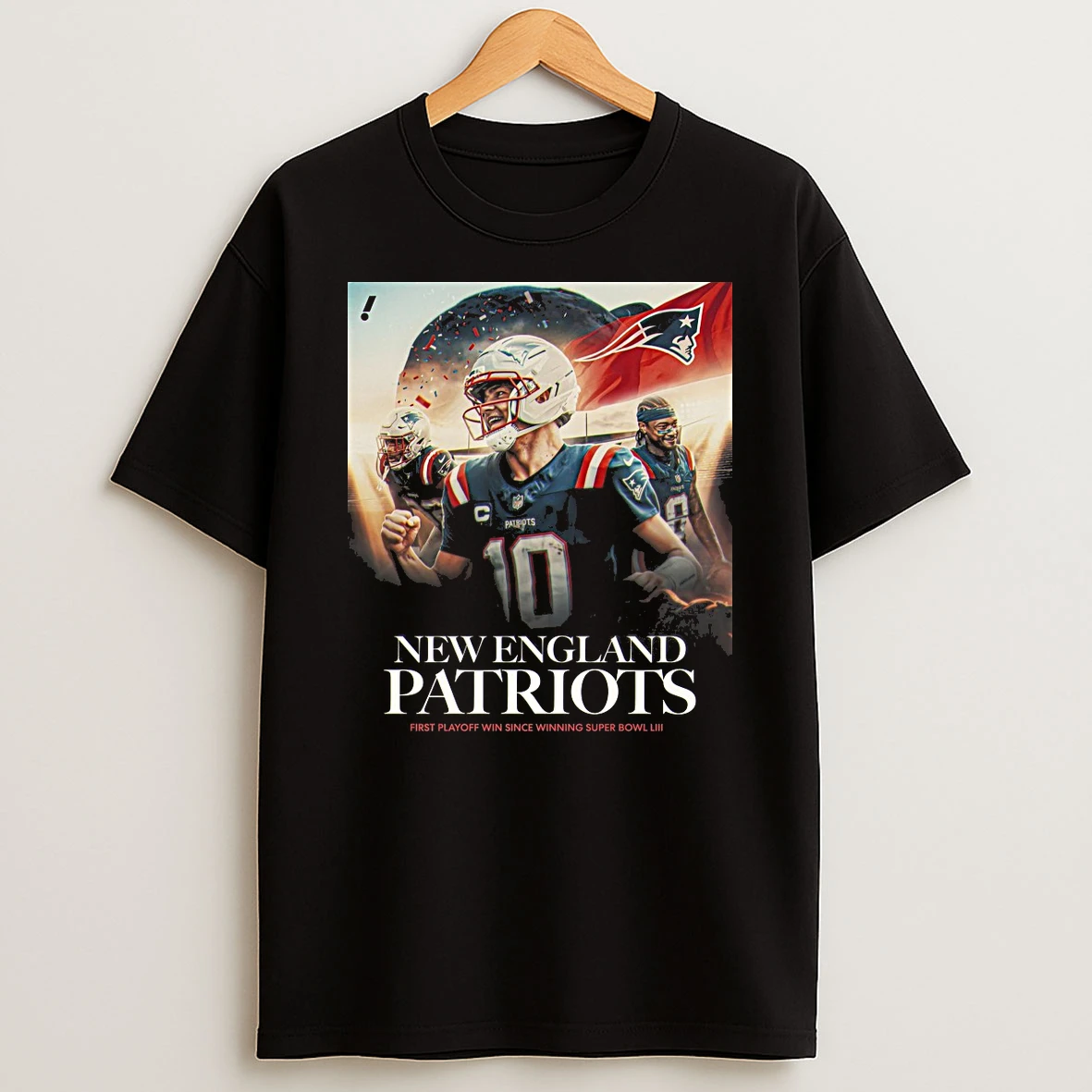 New England Patriots First Playoff Win Since Winning Super Bowl Liii Shirts