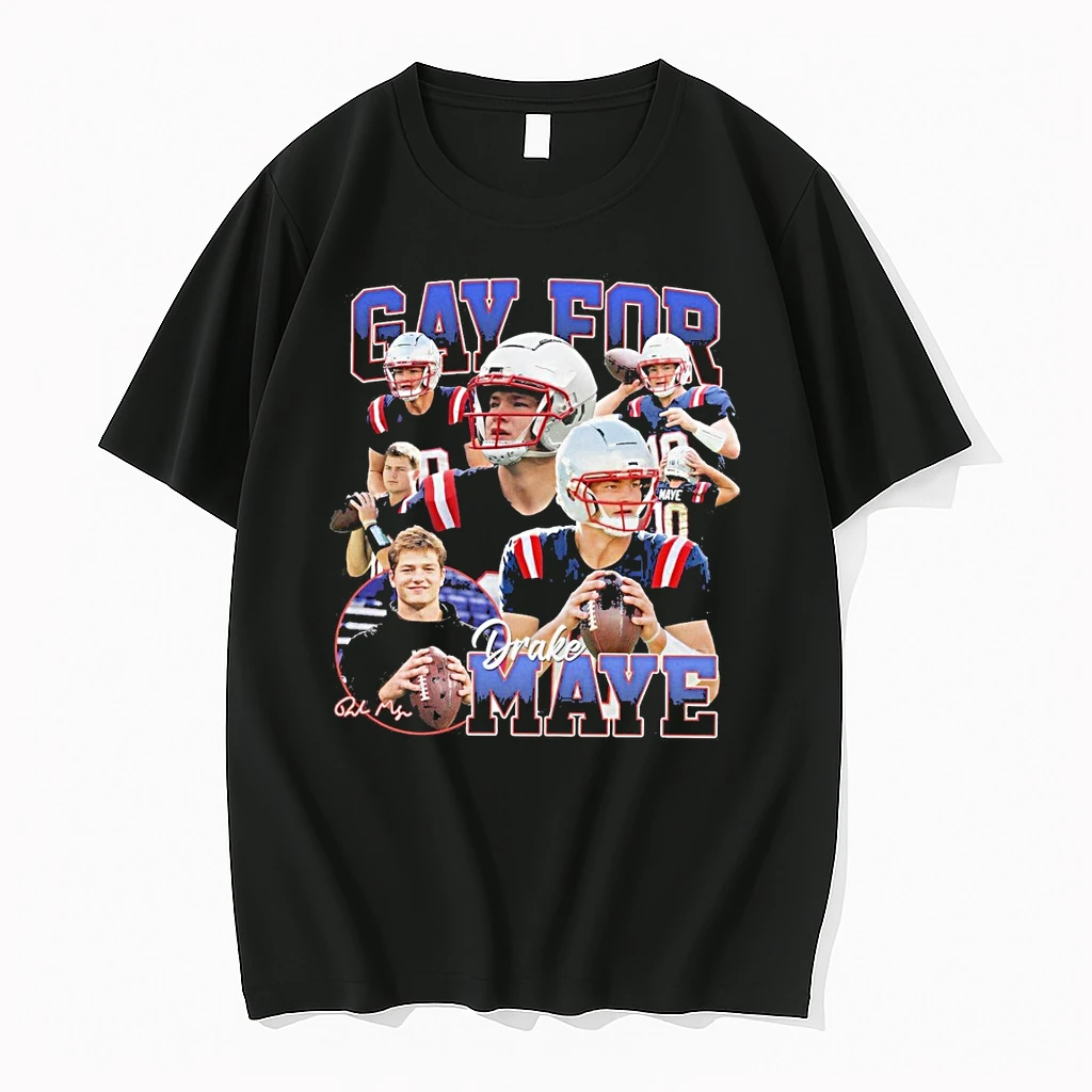 New England Patriots Gay For Maye Drake Maye Signature Fan 2026 Shirts
