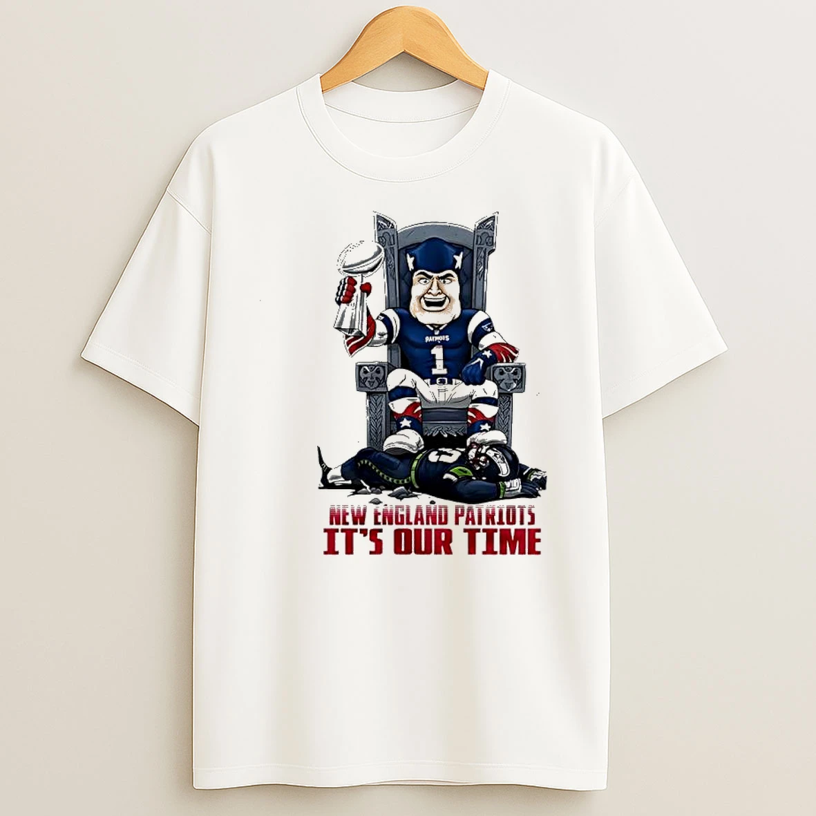 New England Patriots Nfl 2026 Super Bowl Its Our Time Shirts