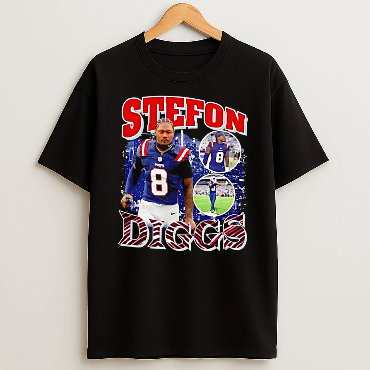 New England Patriots Stefon Diggs Graphic Shirts