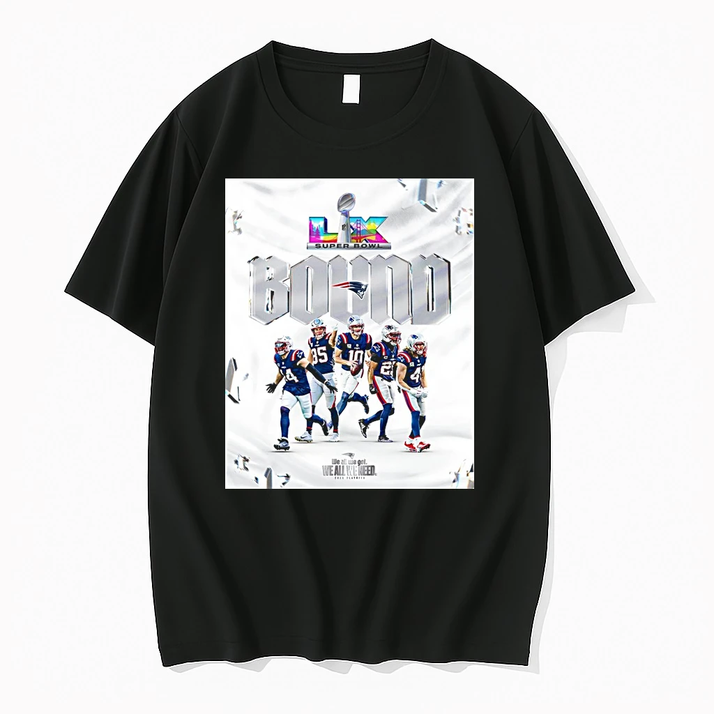 New England Patriots Super Bowl Lx Bound We All We Got We All We Need Shirts