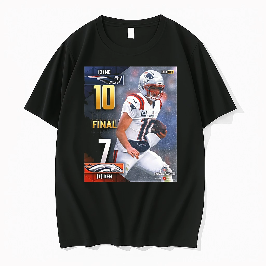 New England Patriots Vs Denver Broncos Final Score 10 7 Nfl Championship Shirts