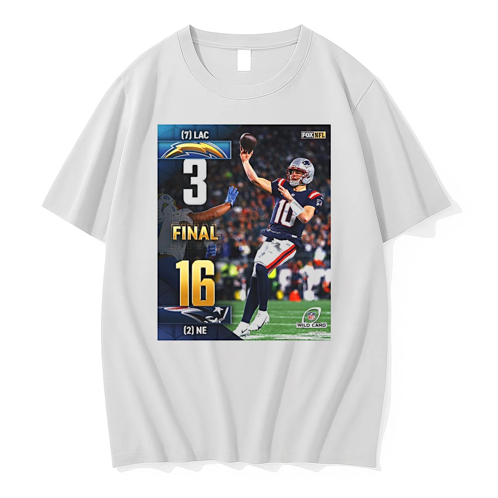 New England Patriots Vs Los Angeles Rams Final Score 16 3 Nfl Wild Card Shirts