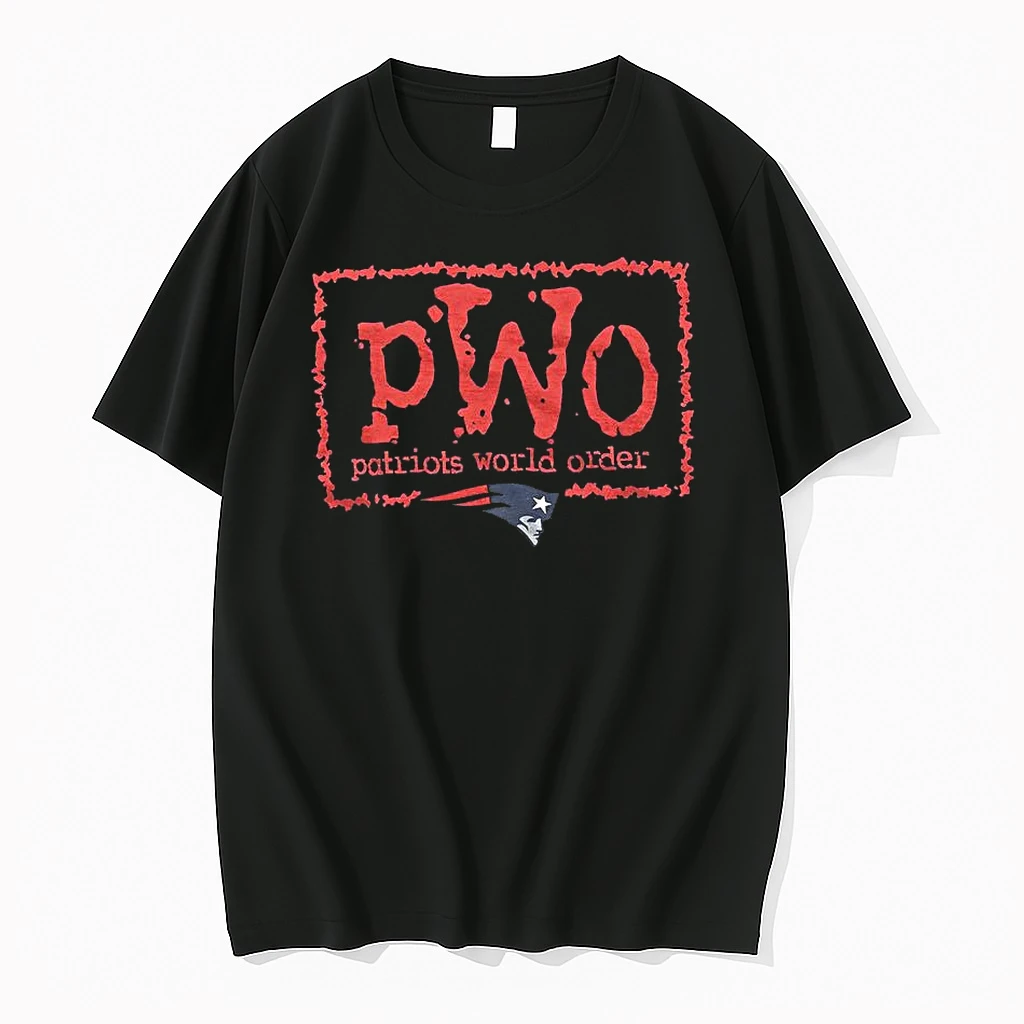 New England Patriots X Pwo Patriots World Orther Parody Logo Woman Shirts