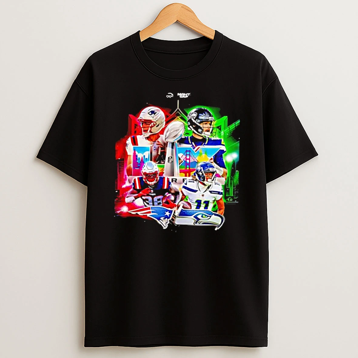 New England Patriots Vs Seattle Seahawks In Super Bowl Lx 2026 Match Up Shirts