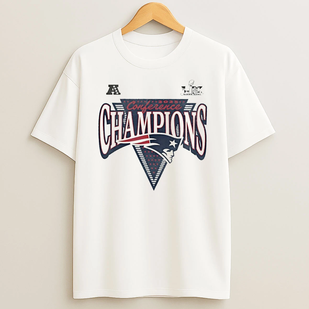 New England Patriots Won The 2025 Afc Champions Classic Shirts