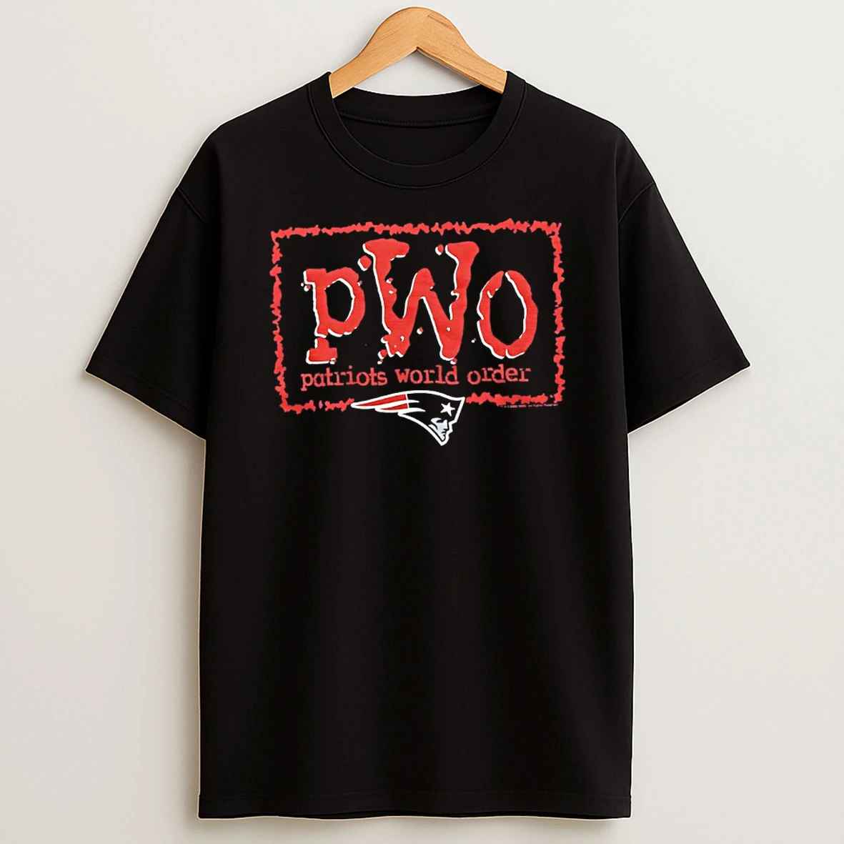 New England Patriots X Nwo Logo Shirts