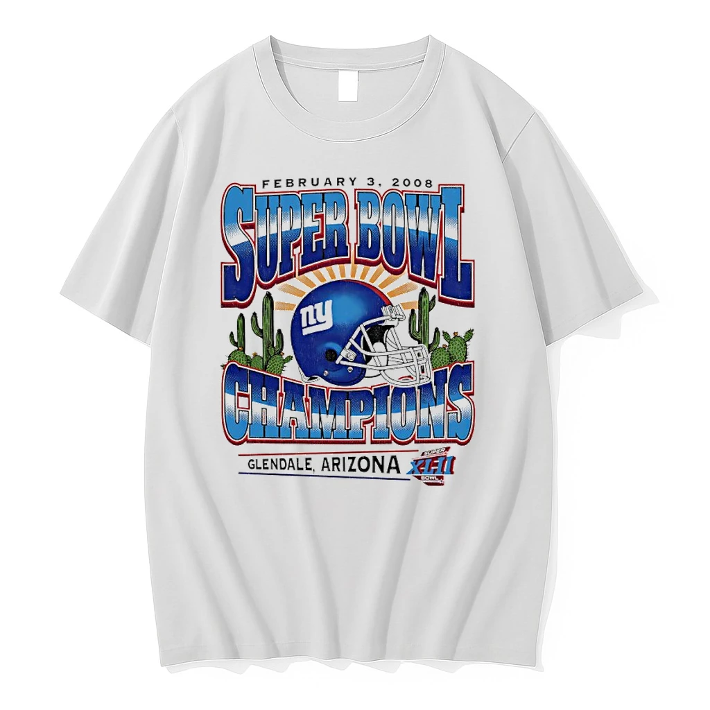 New York Giants 2008 Super Bowl Xlii Champions Helmet Shirts