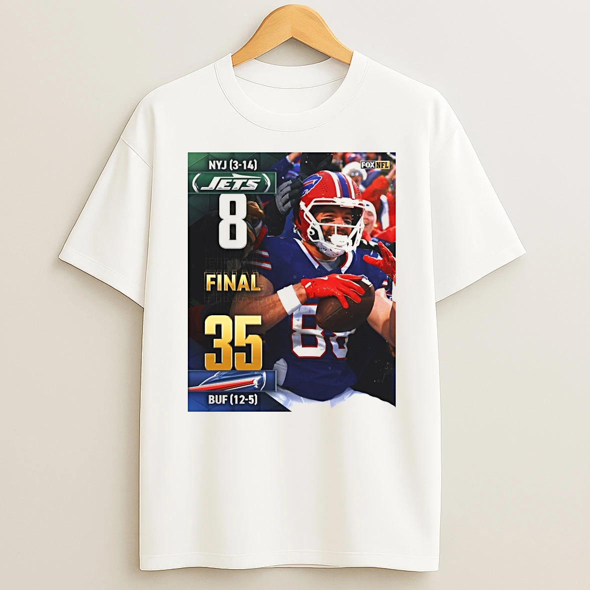New York Jets Defeated Buffalo Bills Final Score 8 35 Shirts