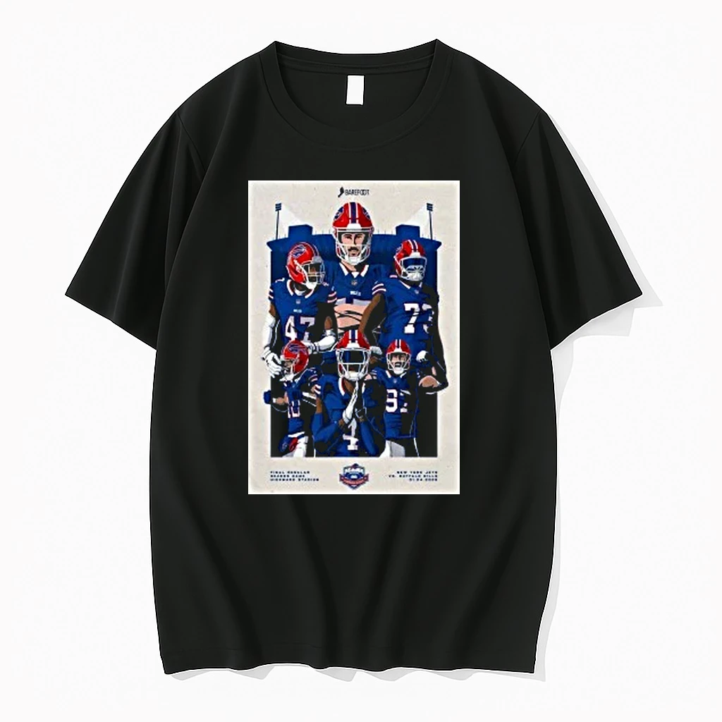 New York Jets Vs Buffalo Bills Jan 4 2026 Highmark Stadium Shirts