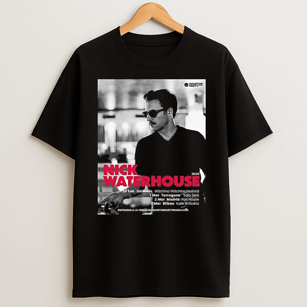 Nick Waterhouse Fall Tour 2026 Shirts