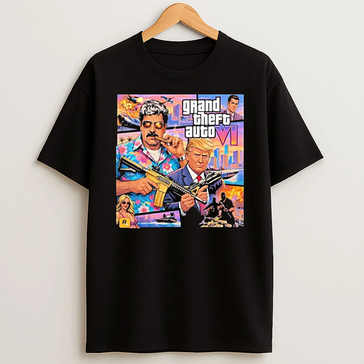 Nicolas Maduro And Trump Mood Venezuela Gta 6 Grand Theft Auto Vi Shirts