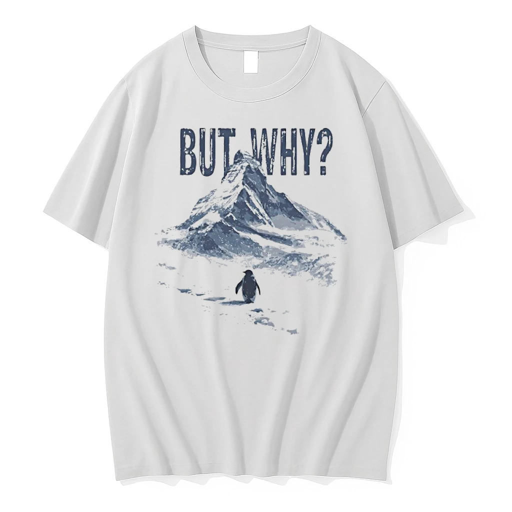 Nihilist Penguin But Why Meme Shirts