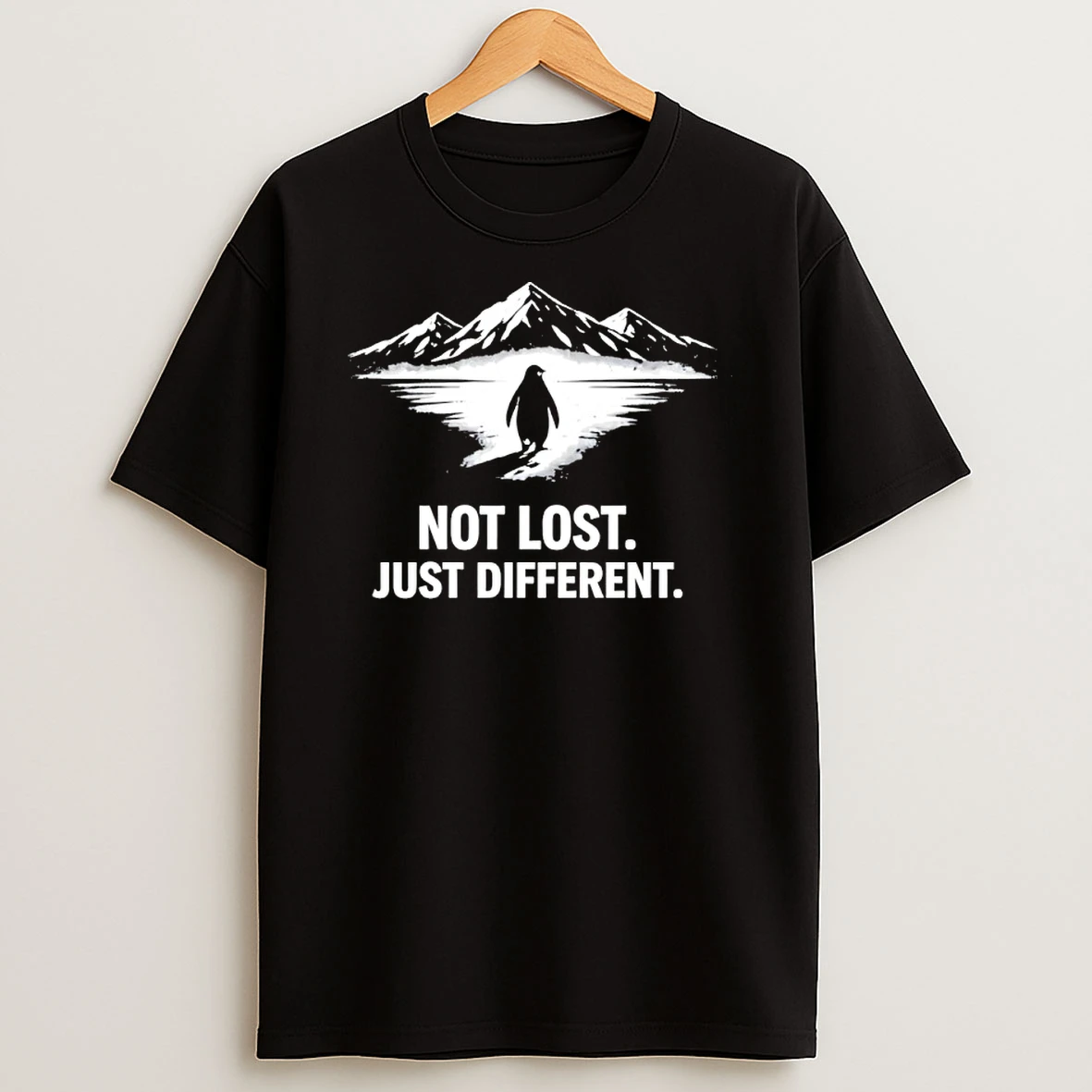 Nihilist Penguin Not Lost Just Different Shirts
