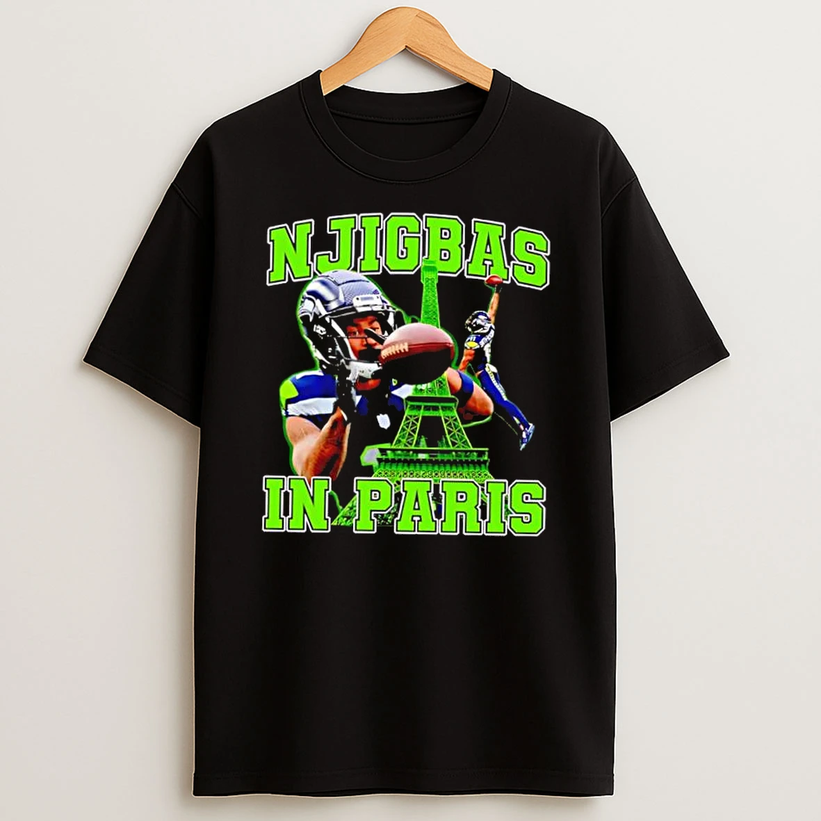 Njigbas In Paris Jaxon Smith Njigba Eiffel Tower Football Shirts