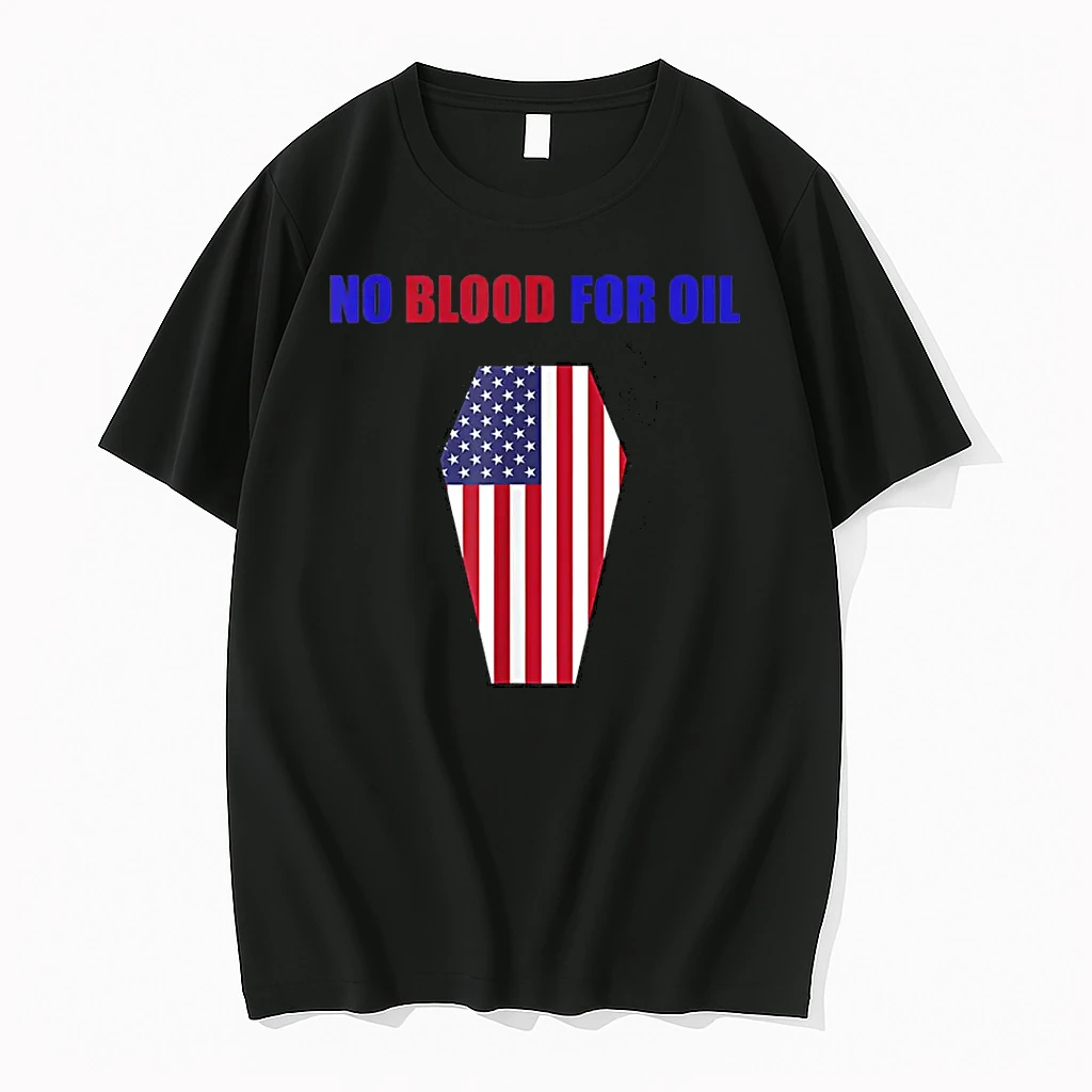 No Blood For Oil Proud To Be An American Flag Shirts