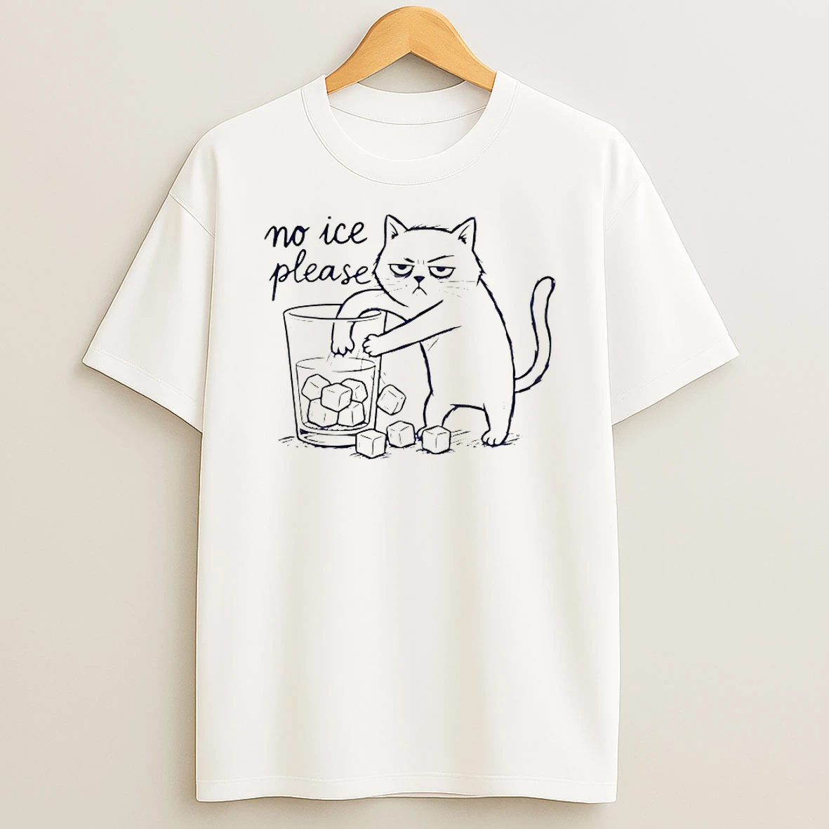 No Ice Please Cat Shirts