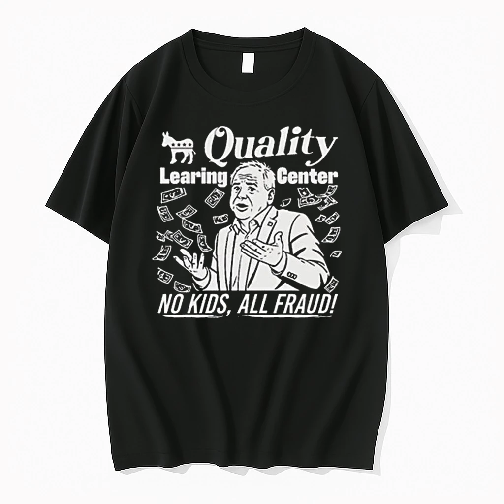No Kids All Fraud Tim Walz Shirts