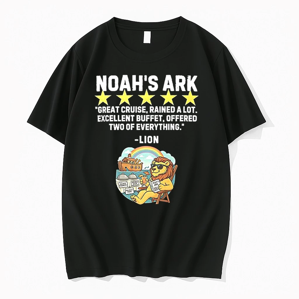 Noahs Ark 5 Star Great Cruise Rained A Lot Excellent Buffet Offered Two Of Everything Lion Woman Shirts