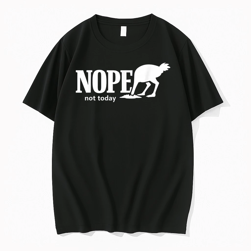 Nope Not Today Funny Ostrich Sarcastic Introvert Humor Shirts