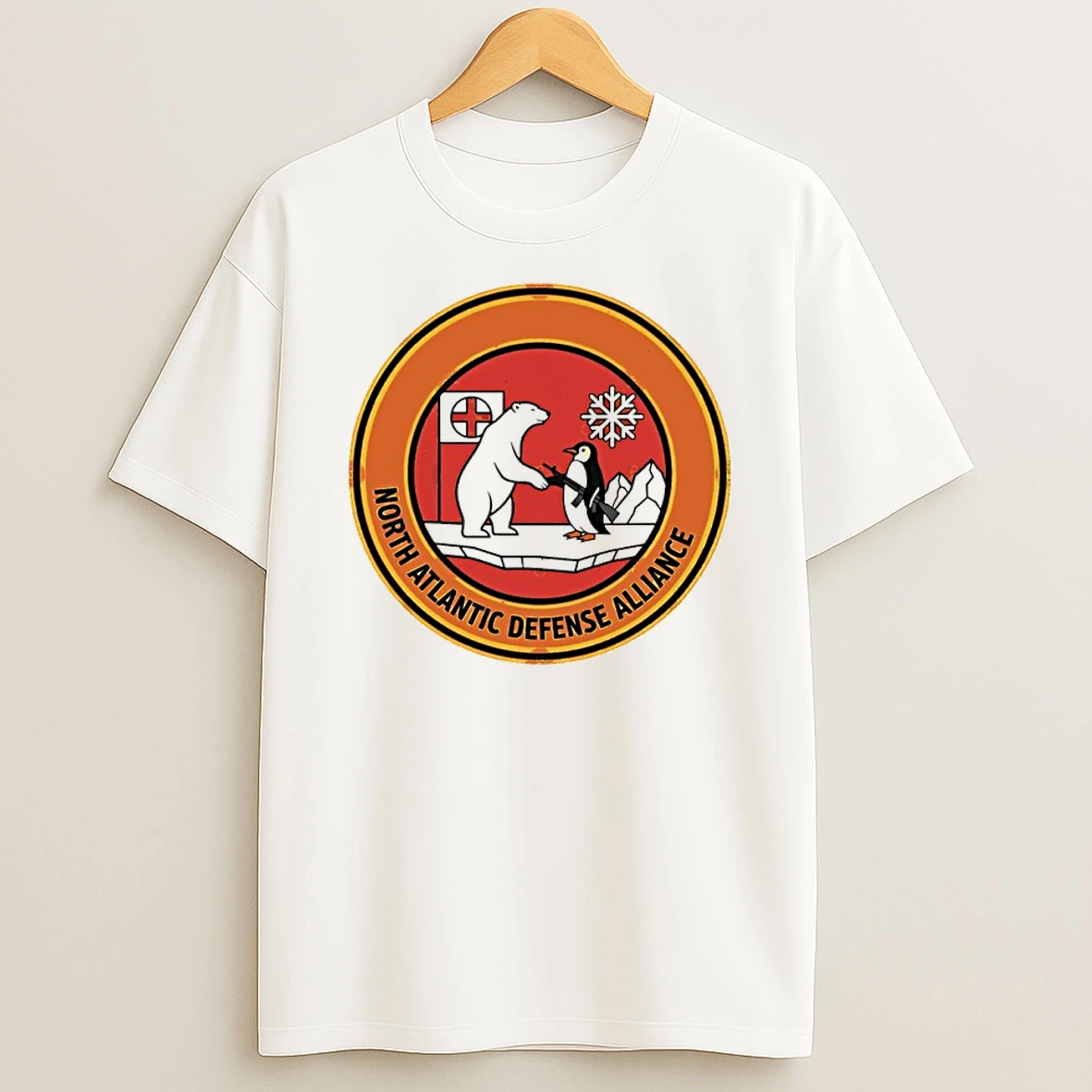 North Atlantic Defense Alliance Greenland Resistance Polar Bear And Penguin Shirts