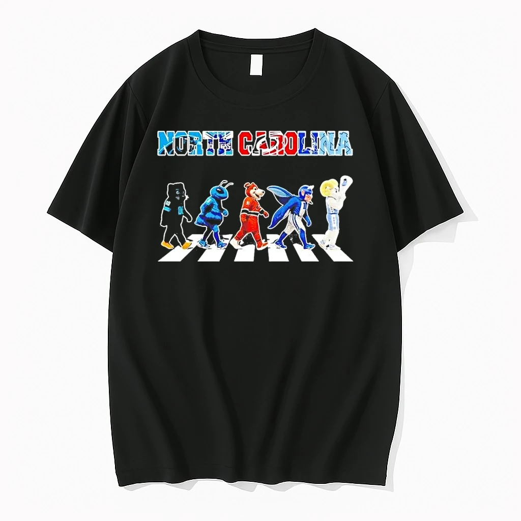 North Carolina Sports Teams Mascot Abbey Road Shirts