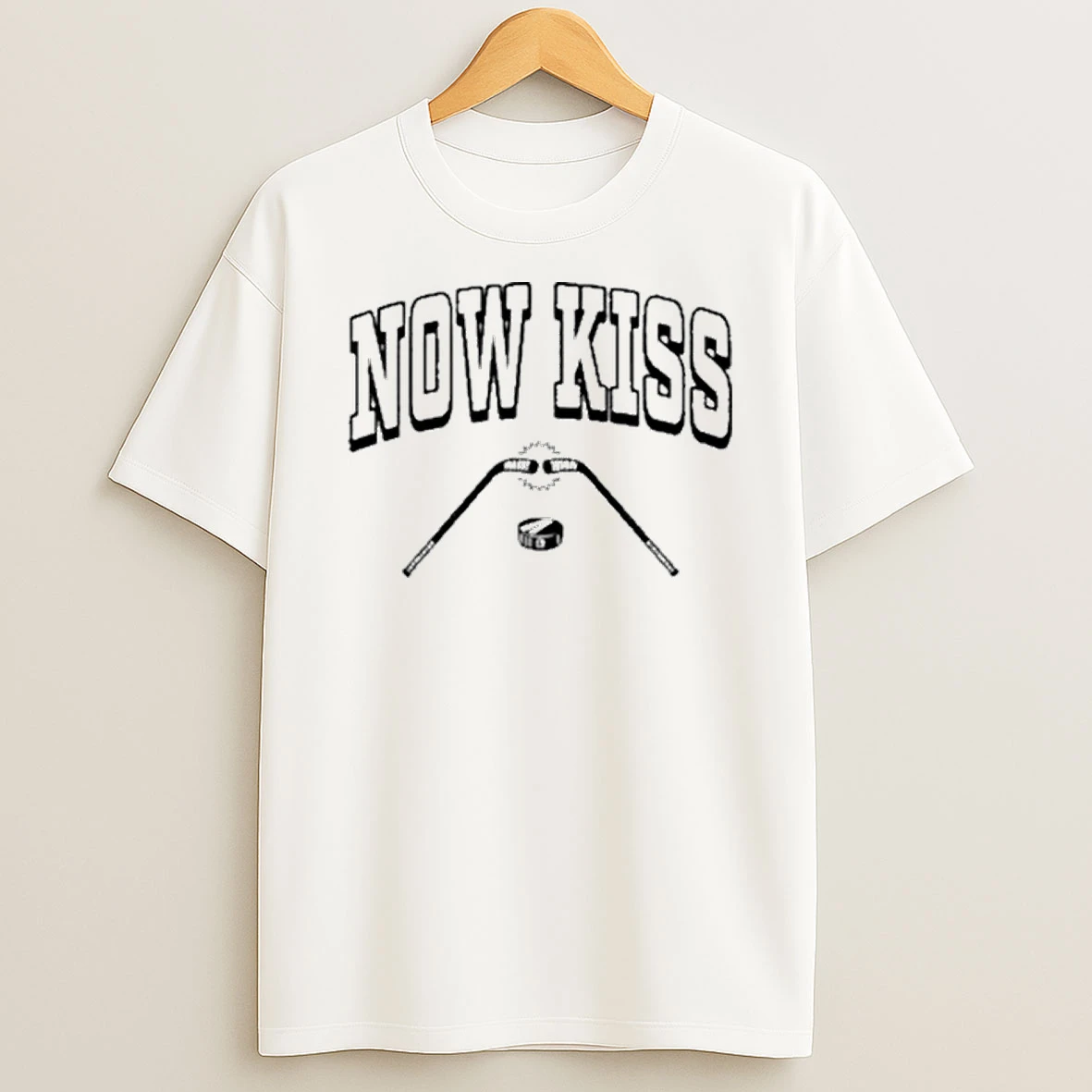 Now Kiss Hockey Shirts