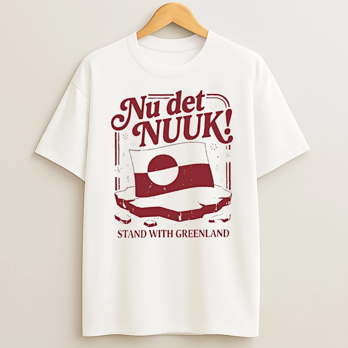 Nu Det Nuuk Stand With Greenland Shirts