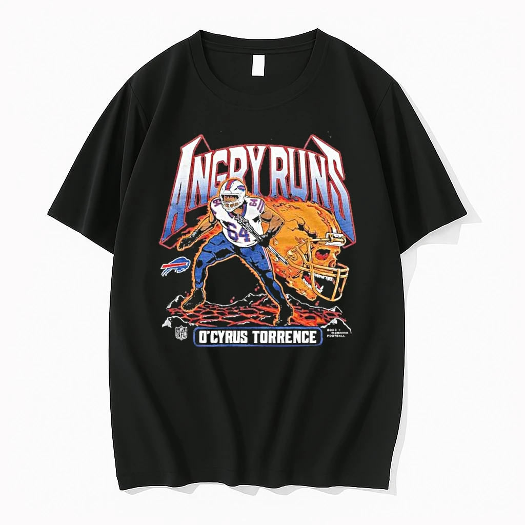 Ocyrus Torrence Buffalo Bills Angry Runs Player Shirts