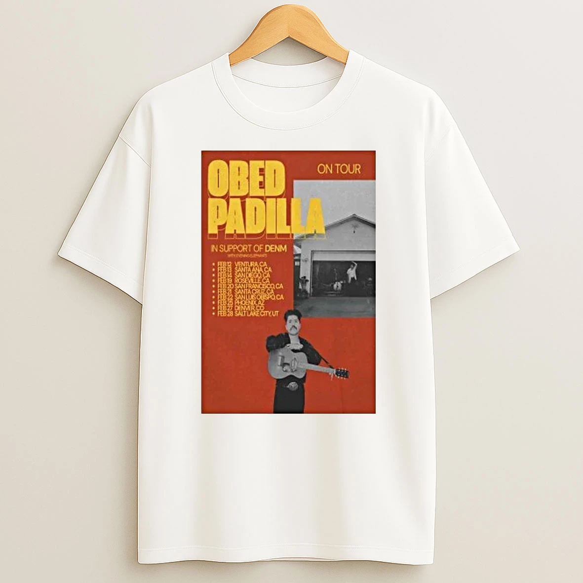 Obed Padilla On Tour 2026 Shirts