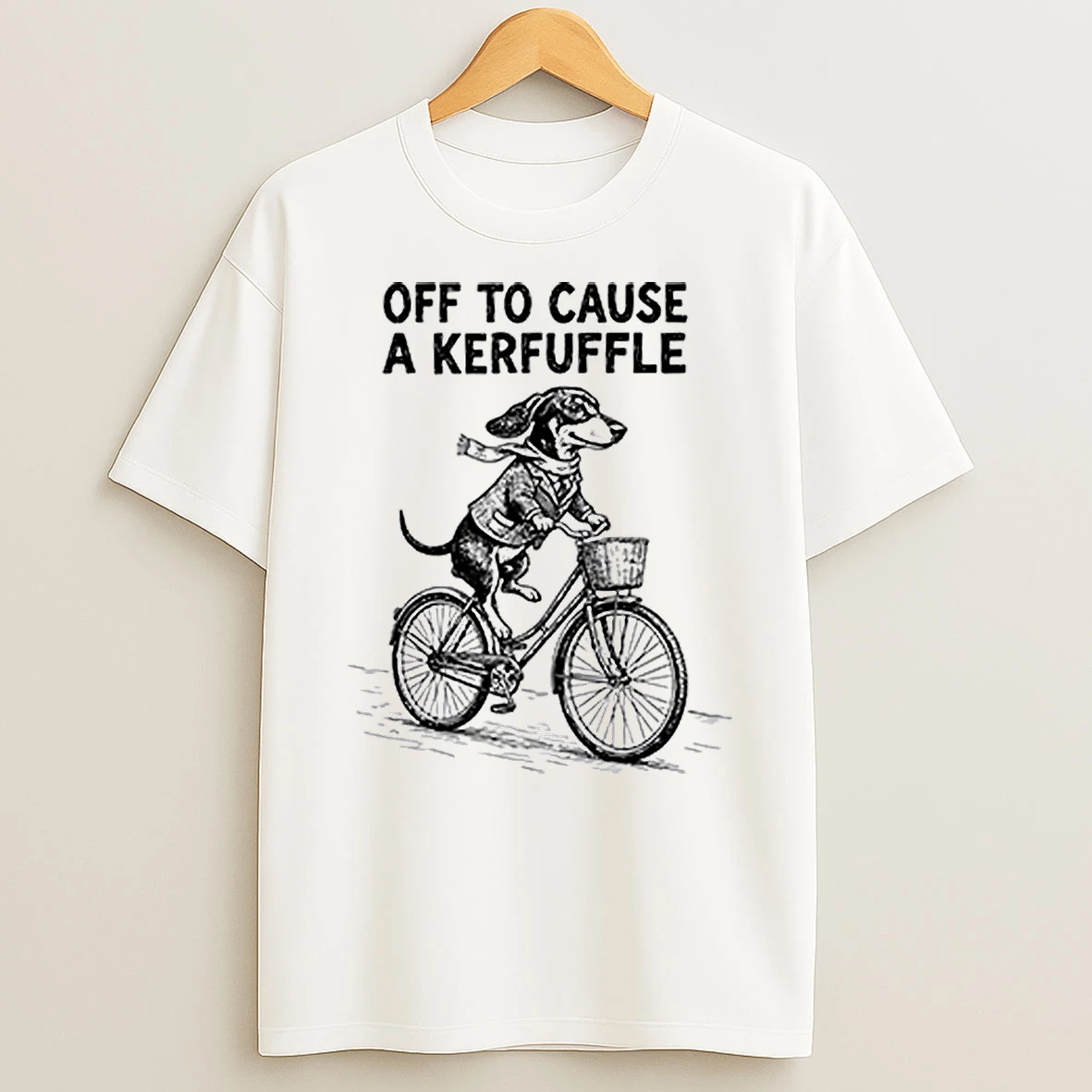 Off To Cause A Kerfuffle Dachshund Shirts