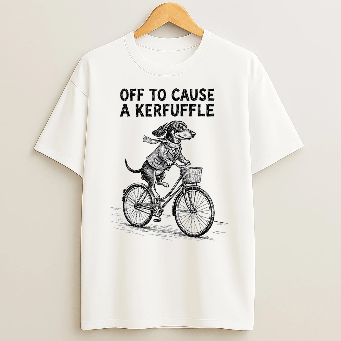 Off To Cause A Kerfuffle Dachshund Cute Shirts