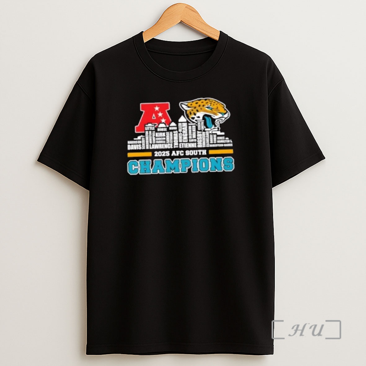 Officials 2025 Afc South Champions Jacksonville Jaguars All Names City Thank You For The Memories Shirt Sweatshirt Tee