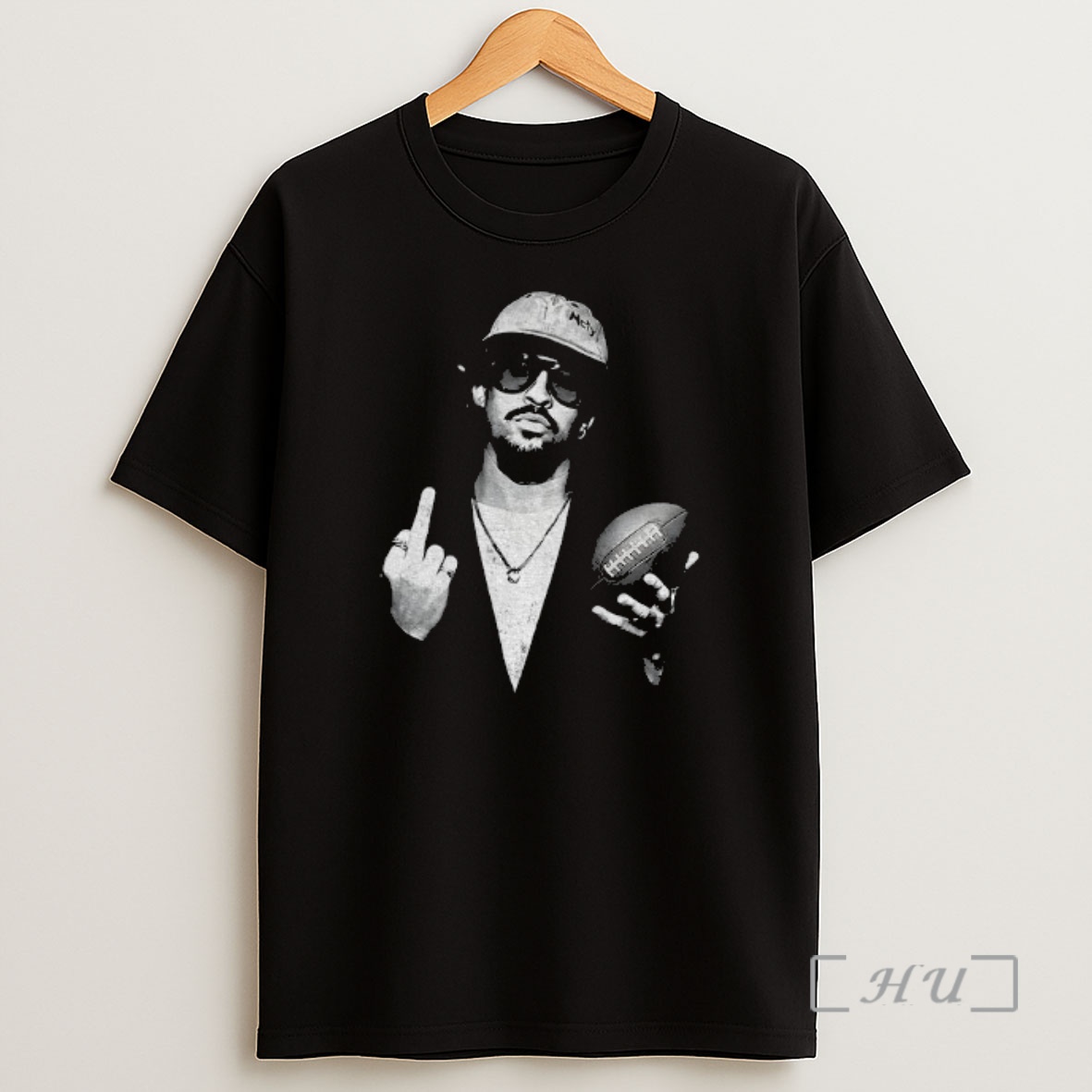 Officials Bad Bunny Middle Finger Hip Hop Football Latin Music Inspired Vintage Shirt Sweatshirt Tee