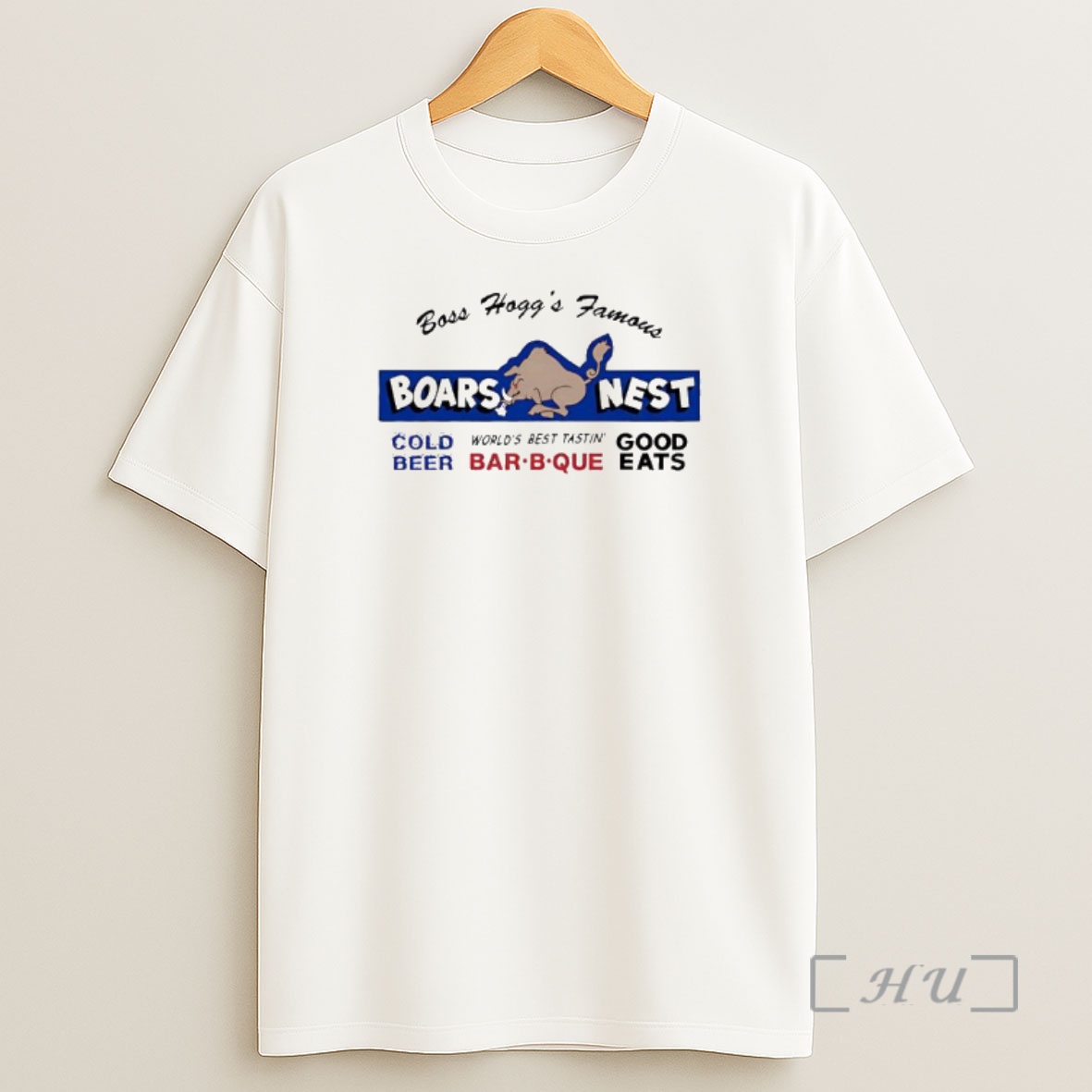 Officials Boss Hoggs Famous Boars Nest Cold Beer Worlds Best Tasting Bar B Que Good Eats Shirt Sweatshirt Tee