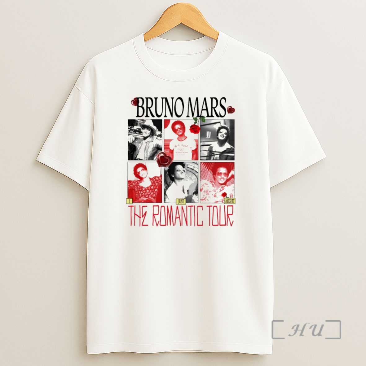 Officials Bruno Mars The Romantic Tour Pop Music Graphic Shirt Sweatshirt Tee