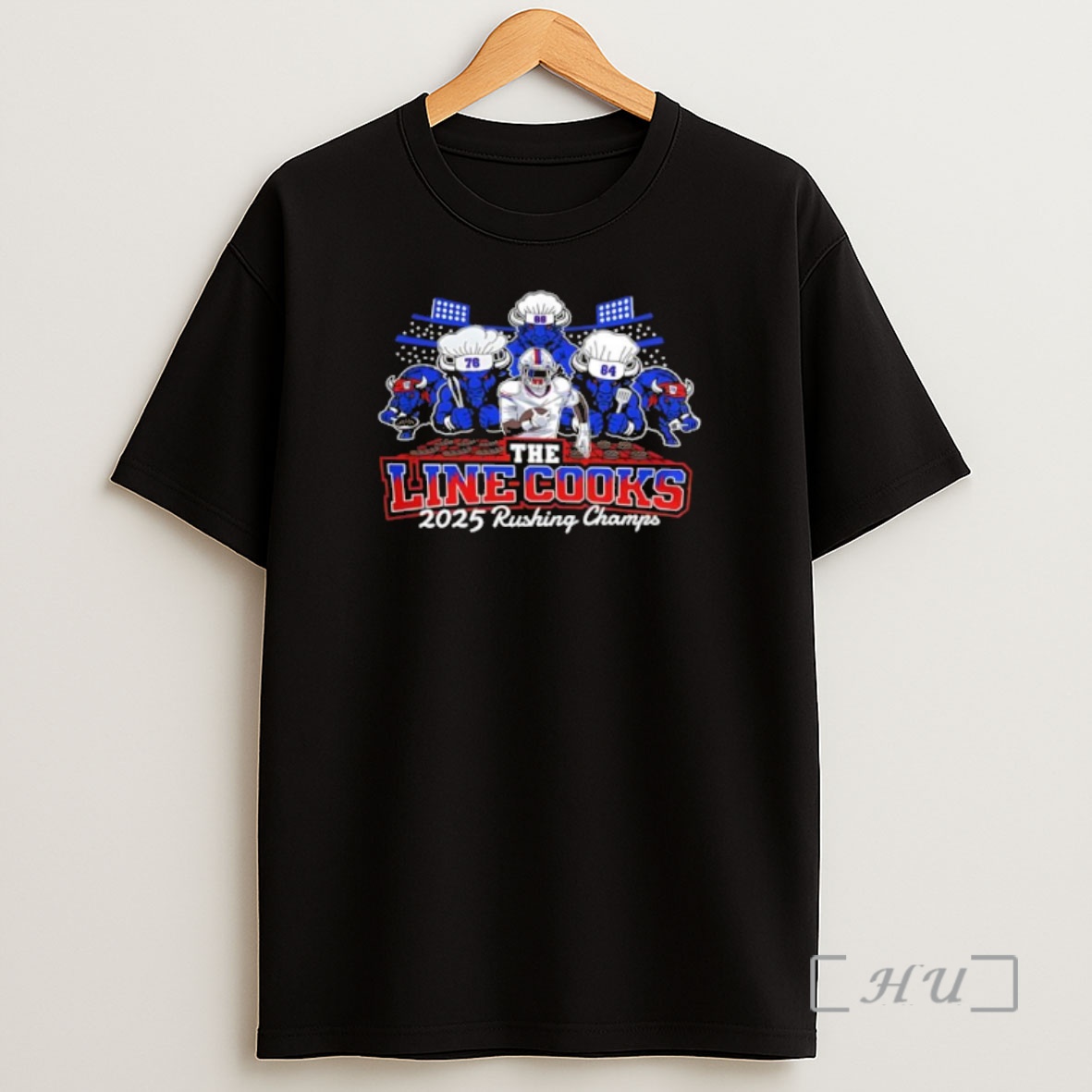 Officials Buffalo Bills The Line Cooks 2025 Rushing Champs Shirt Sweatshirt Tee