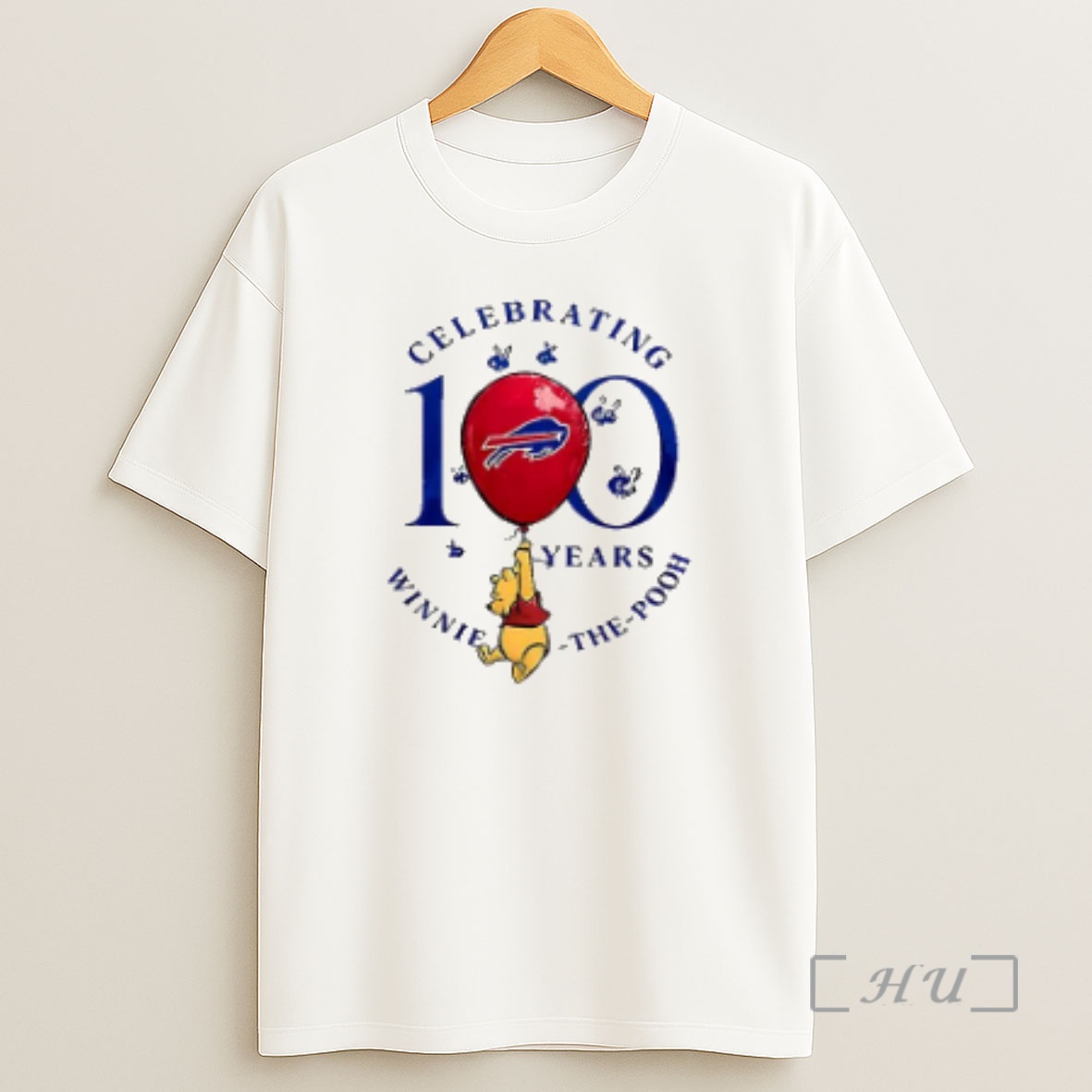 Officials Buffalo Bills X Winnie The Pooh 100th Anniversary Shirt Sweatshirt Tee