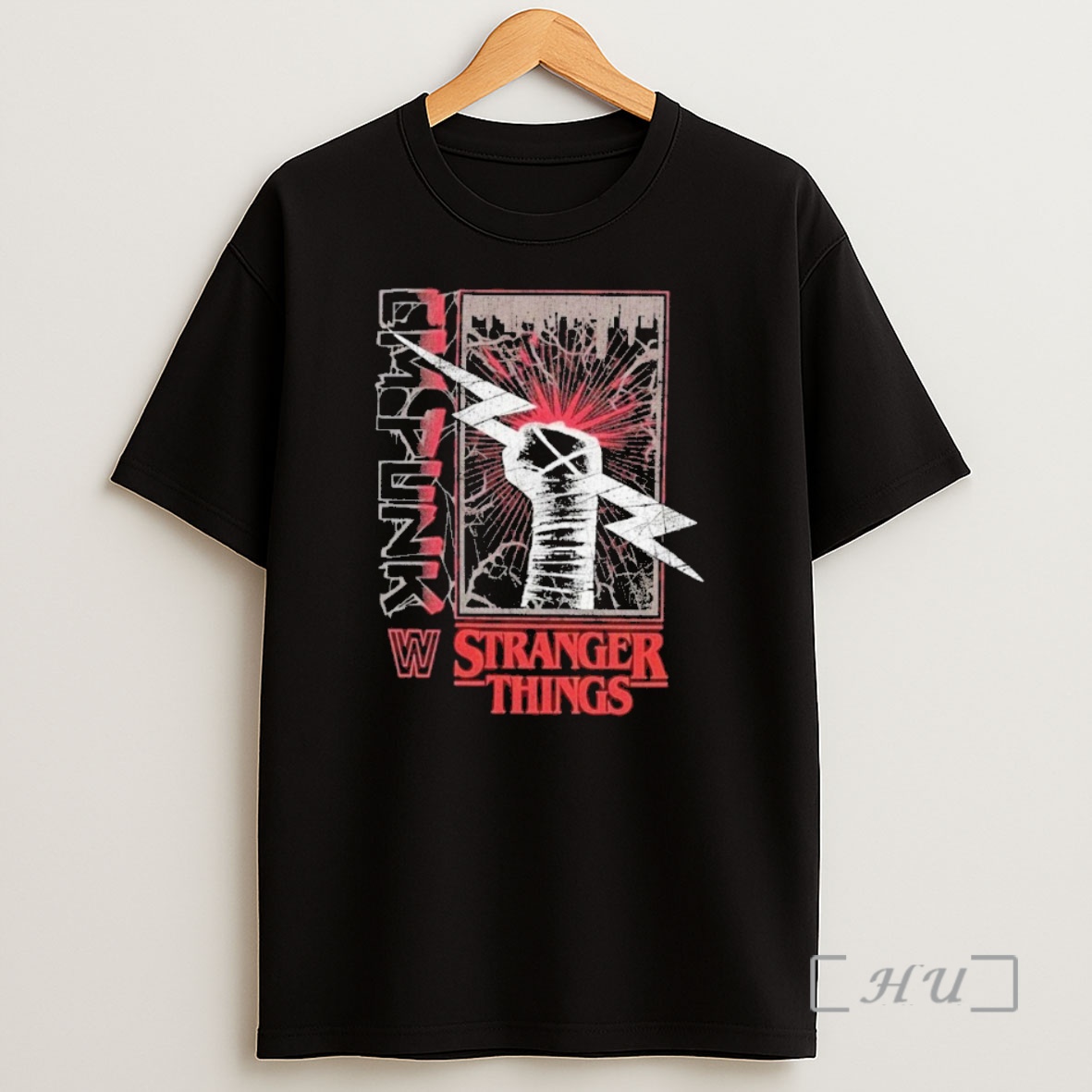 Officials Cm Punk Wwe X Stranger Things Shirt Sweatshirt Tee
