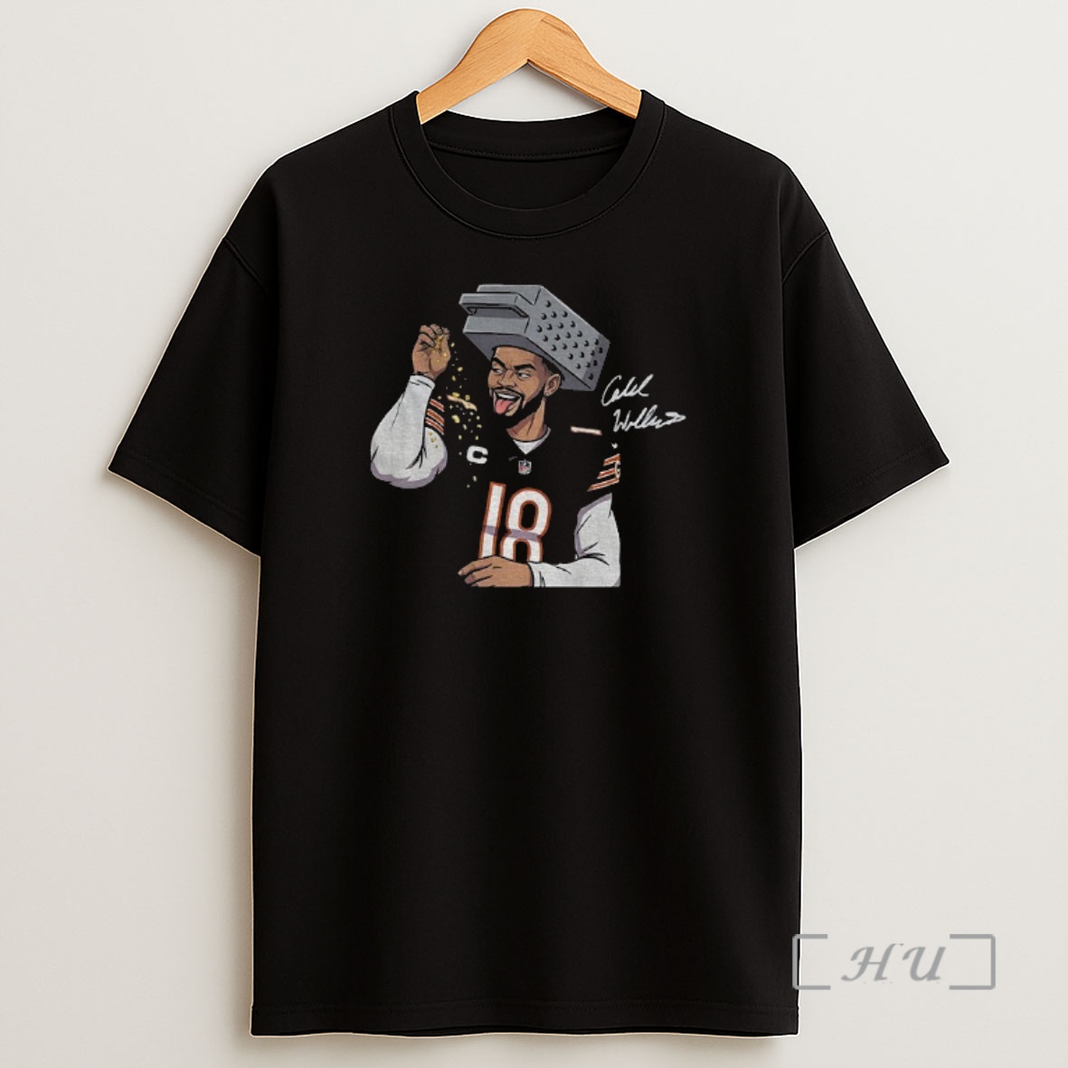 Officials Caleb Williams Cheese Grating Chicago Bears Signature Bear Down Shirt Sweatshirt Tee