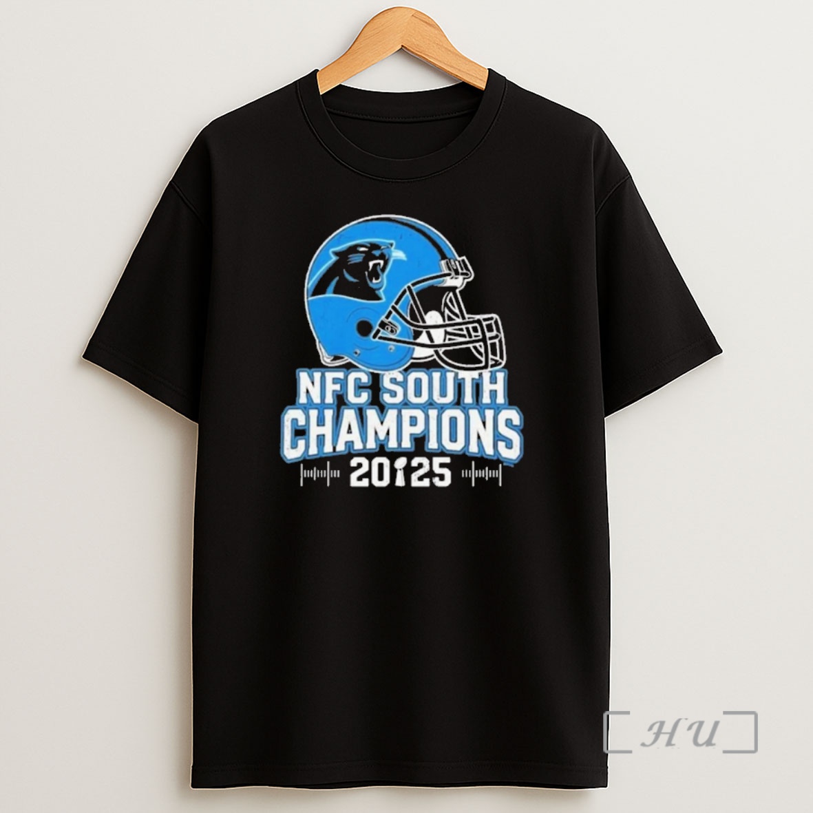 Officials Carolina Panthers Are Nfc South Champions Nfl Helmet Logo 2025 Shirt Sweatshirt Tee