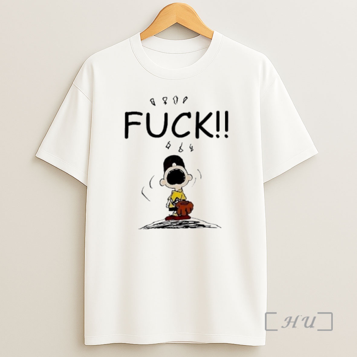 Officials Charlie Brown Character Aaugh Fuck Shirt Sweatshirt Tee