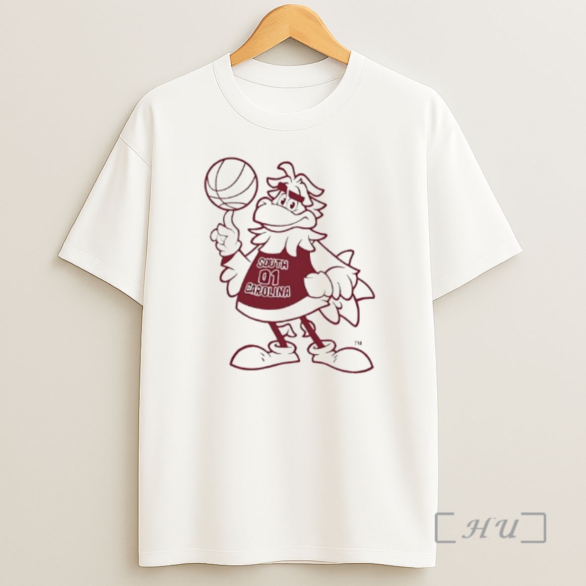 Officials Cocky University Of South Carolina Gamecocks Basketball Mascot Shirt Sweatshirt Tee