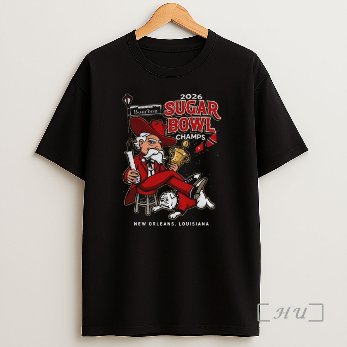 Officials Colonel Reb Mississippi Ole Miss Rebels Beat Georgia Bulldogs Sugar Bowl 2026 Champions Shirt Sweatshirt Tee