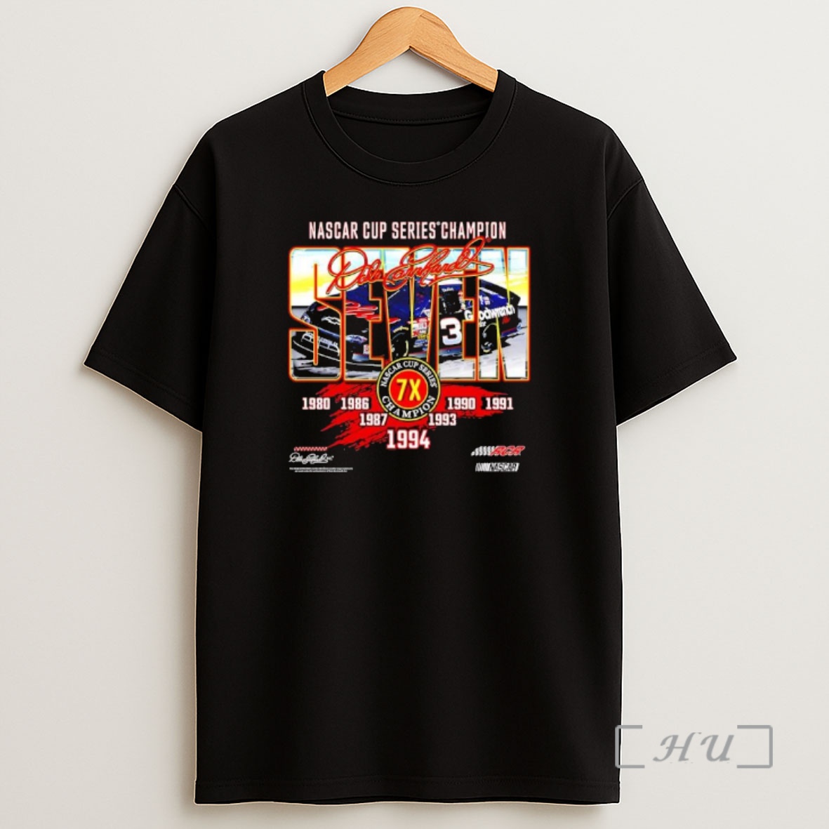 Officials Dale Earnhardt Nascar Cup Series 7x Champion Shirt Sweatshirt Tee